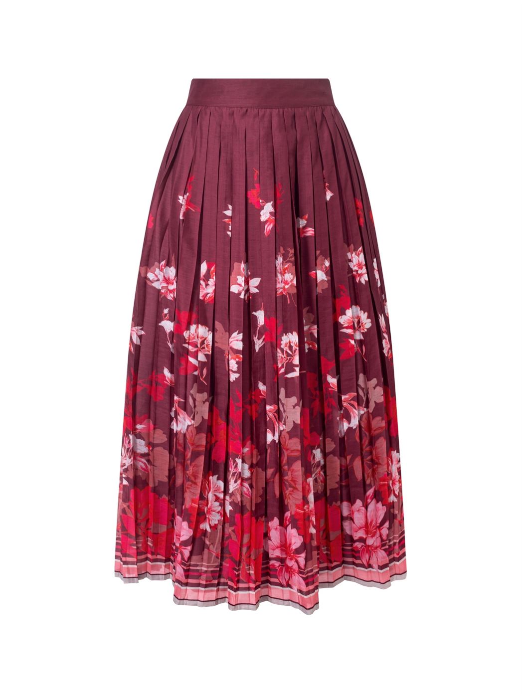 Printed Pleats Skirt - Femi9 EG