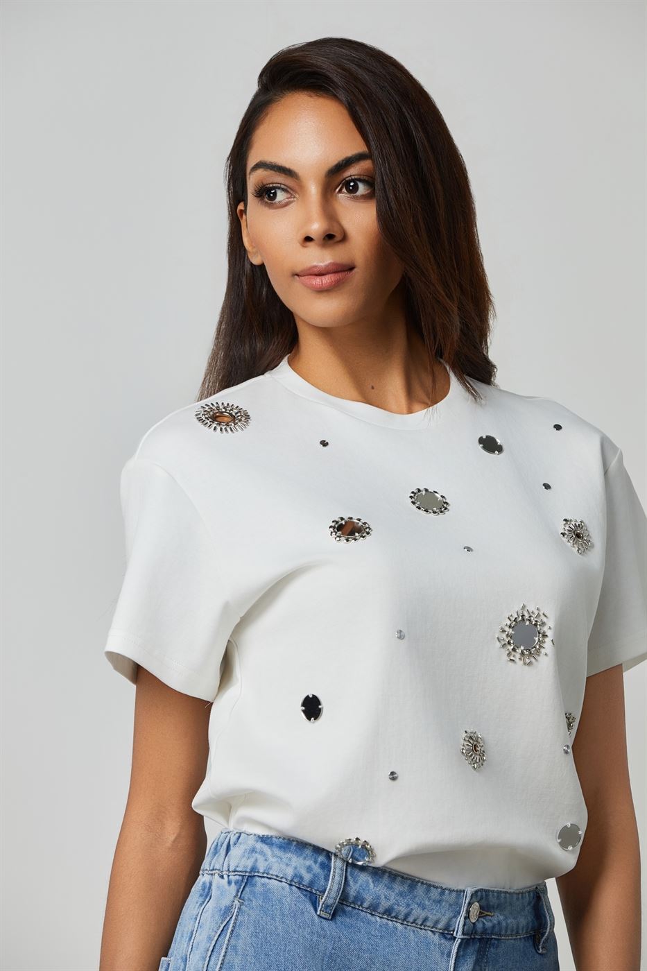Embellished T-Shirt - Femi9 EG