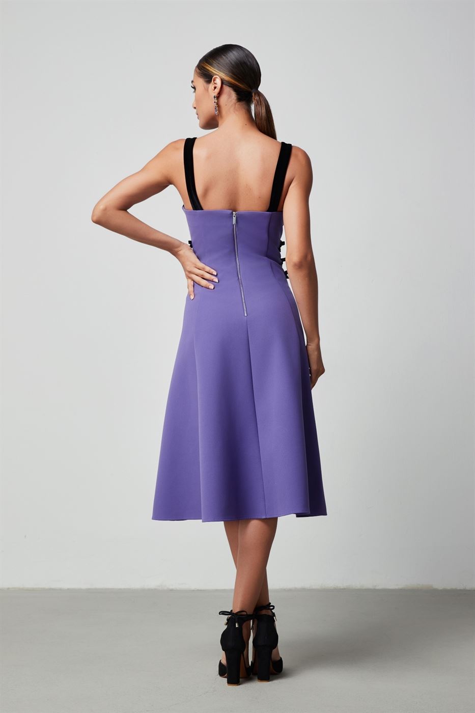 Side Mini Bows Dress - Femi9 EG