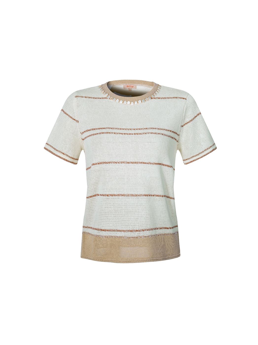 Embellished  Stripe Top - Femi9 EG