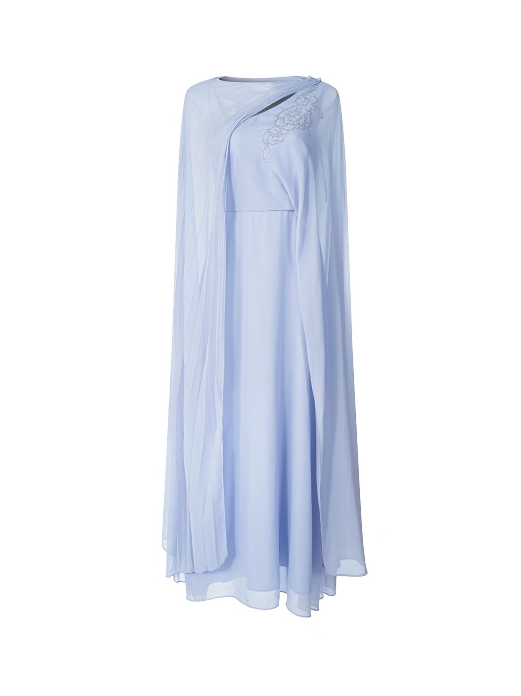Long Georagette Fabric Dress - Femi9 EG