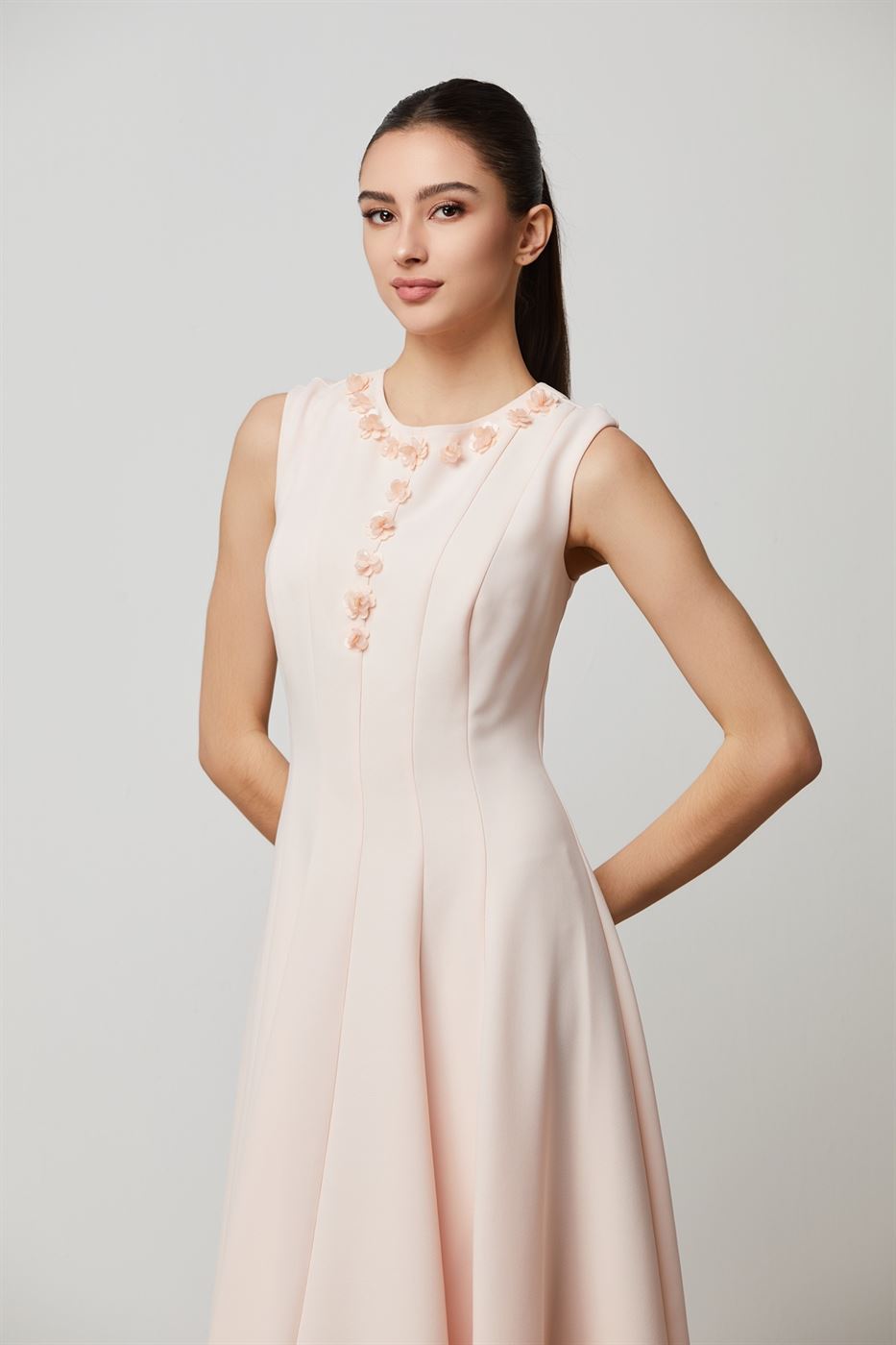 Floral Embroidery Dress - Femi9 EG