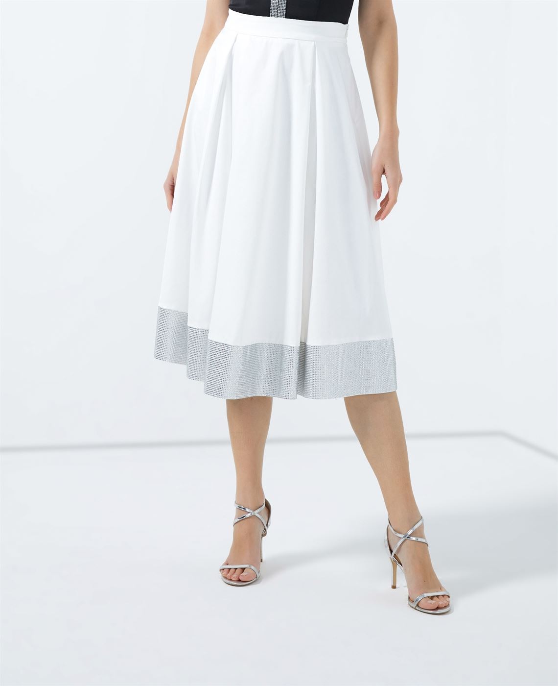 Embellished Midi Skirt - Femi9 EG