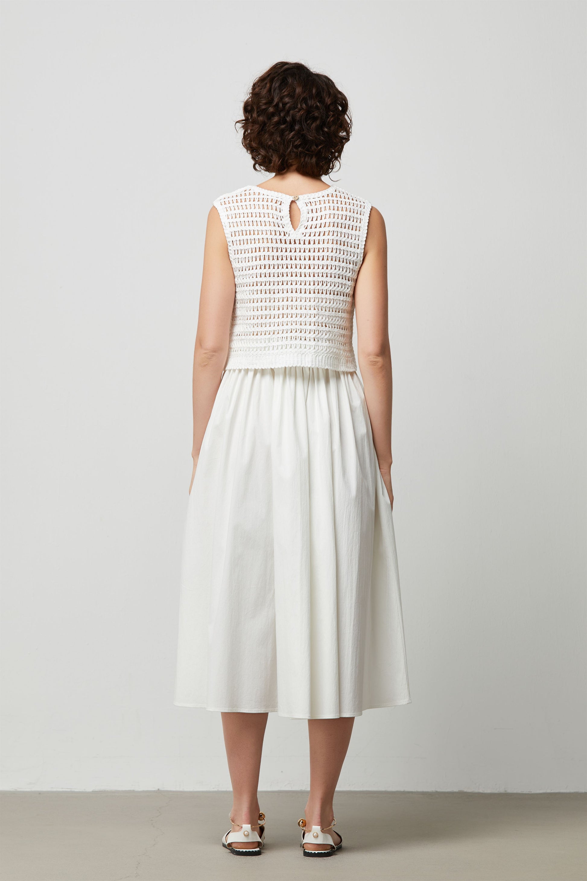 Rope Belt A Line Skirt - Femi9 EG
