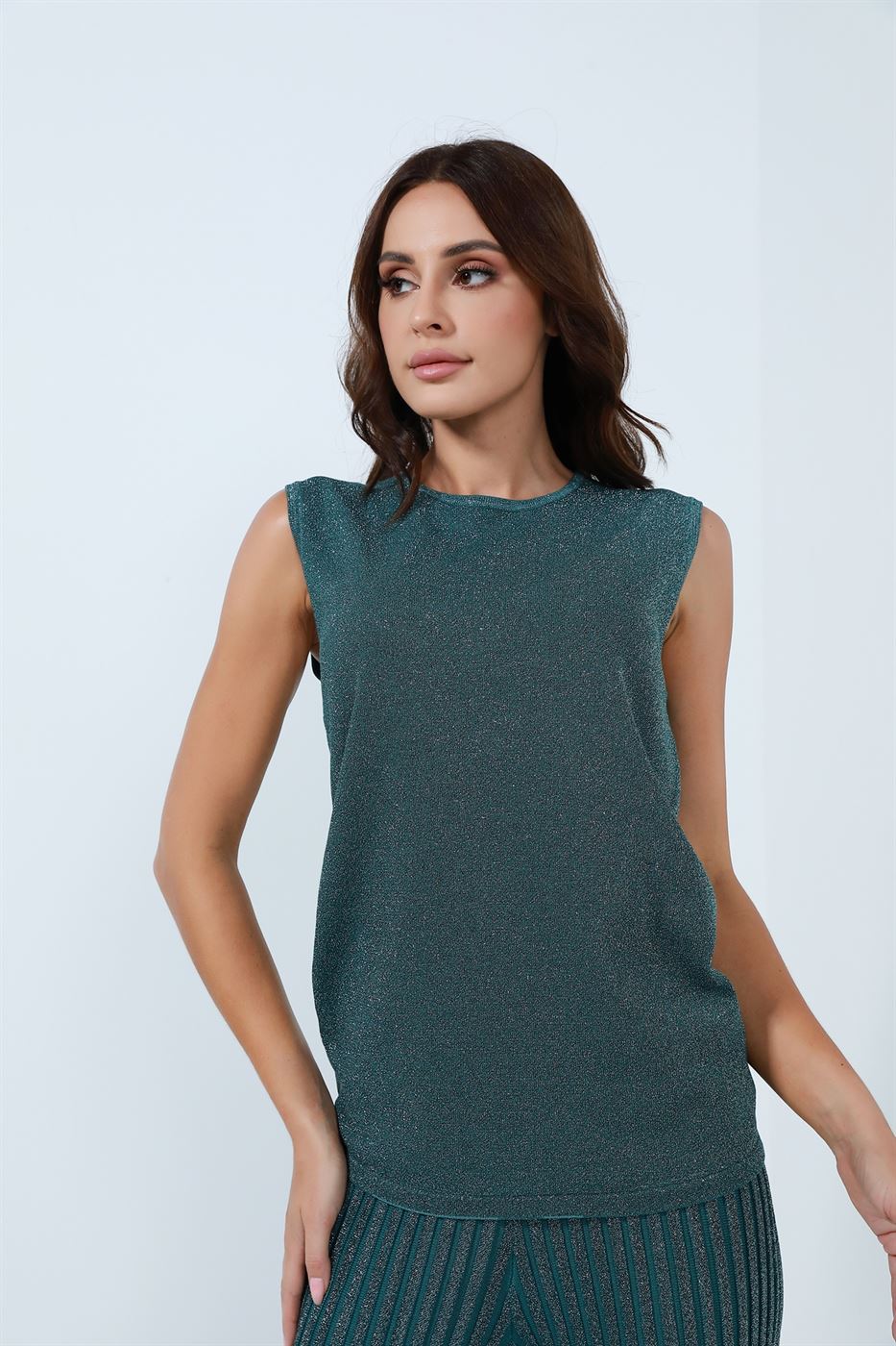 Sleeveless Knitted Top - Femi9 EG