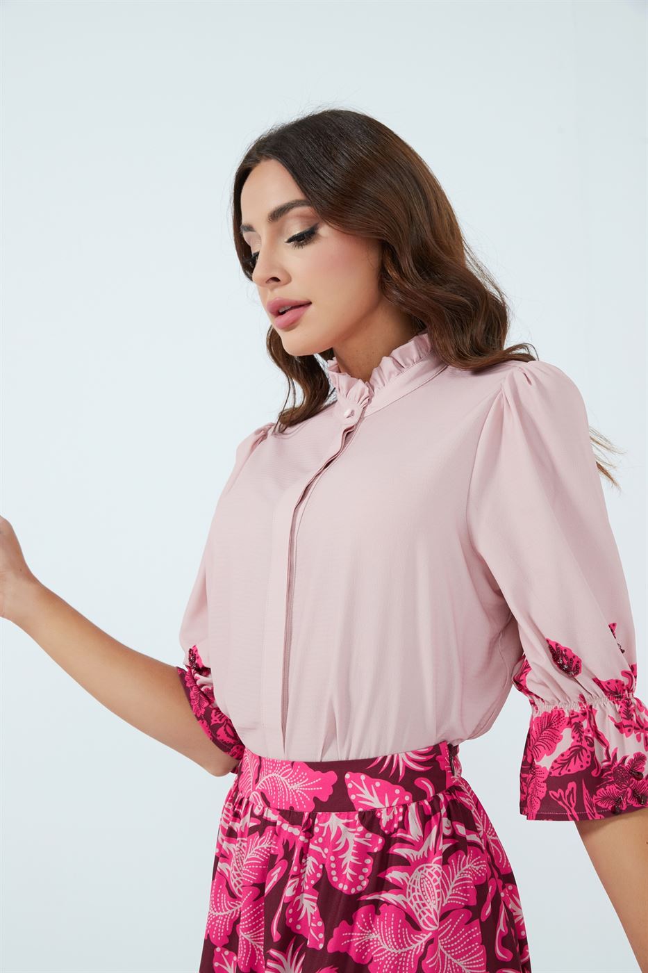Printed Blouse - Femi9 EG