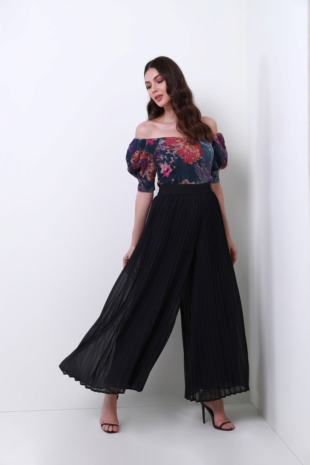 Off Shoulder Floral Top - Femi9 EG