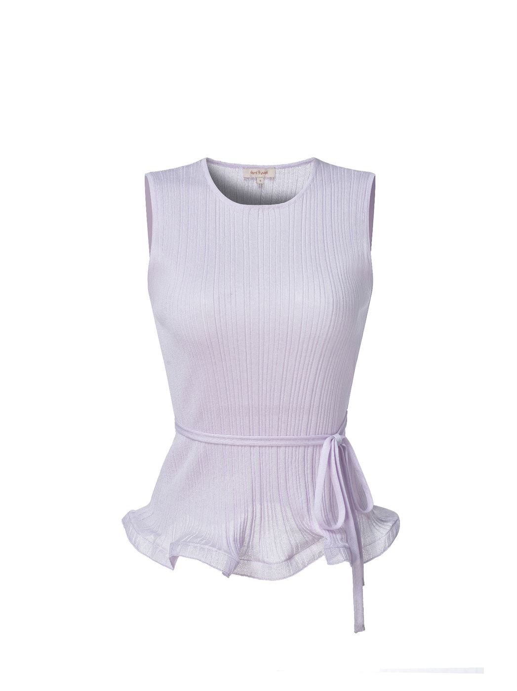 Fitted Ruffle Hem Top - Femi9 EG