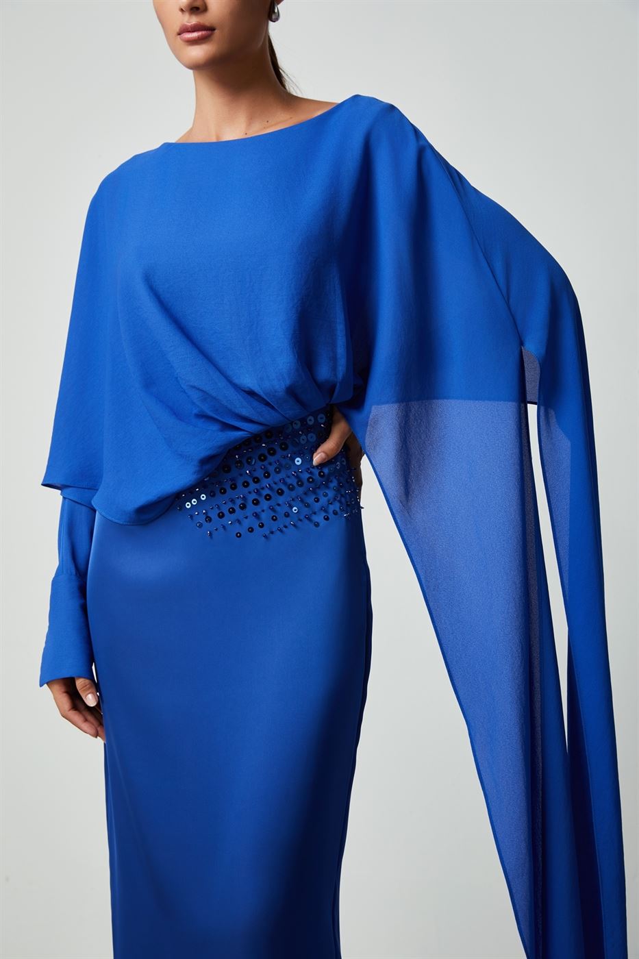 Embellished Waist Dress - Femi9 EG