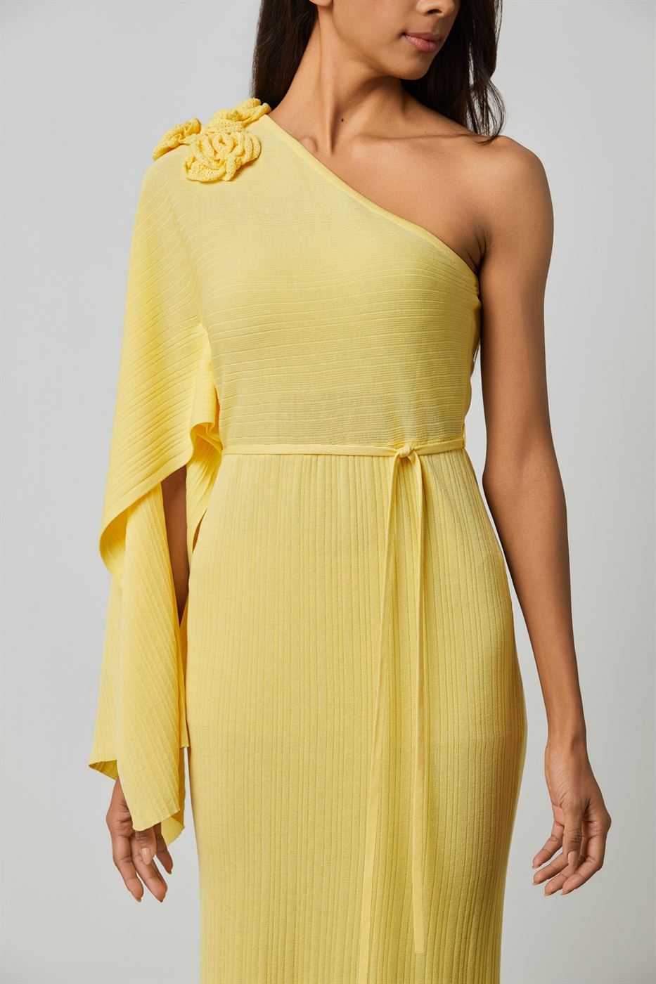 One Shoulder Long Midi Dress - Femi9 EG