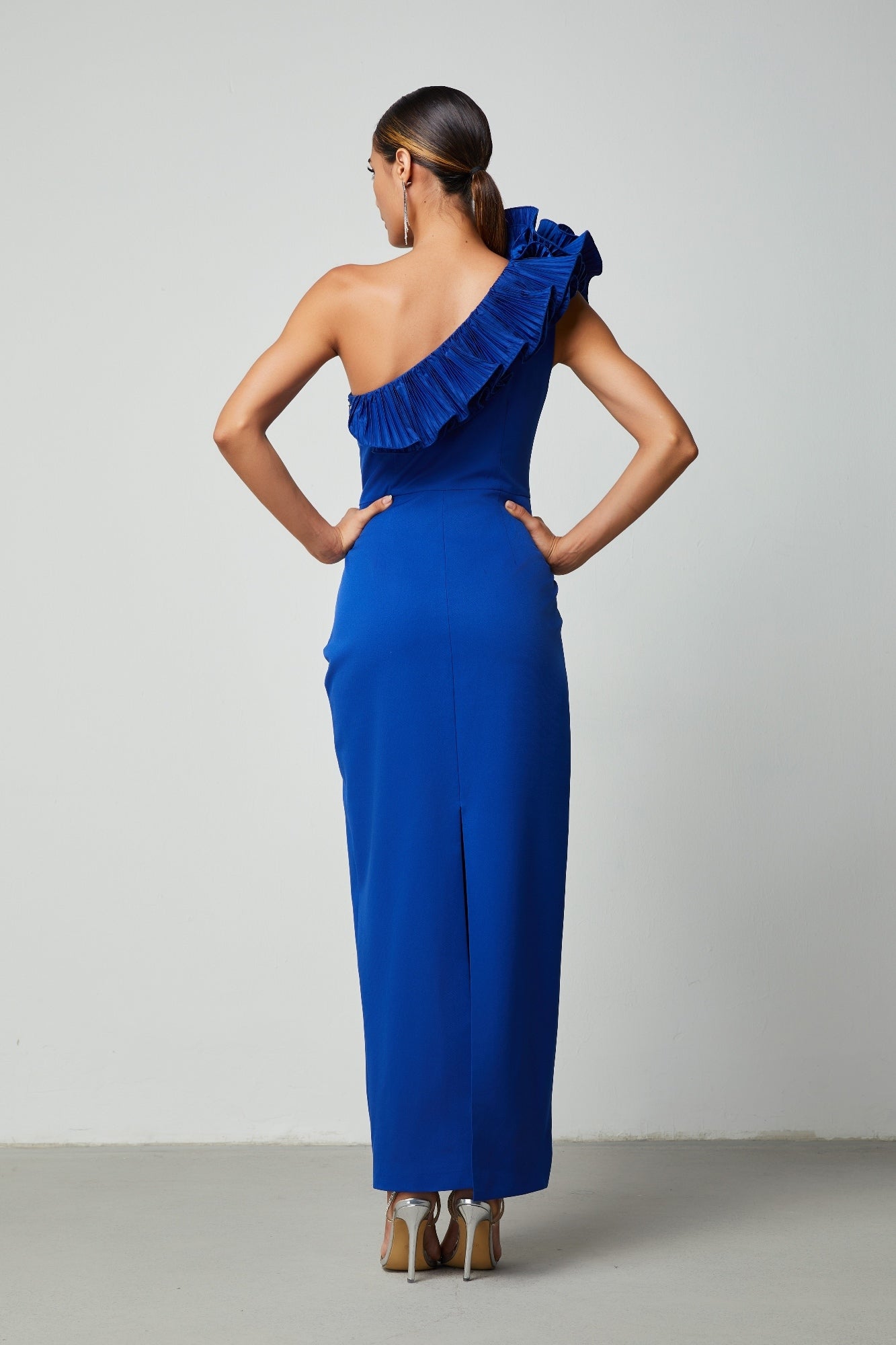 Pleated Ruffle Dress - Femi9 EG