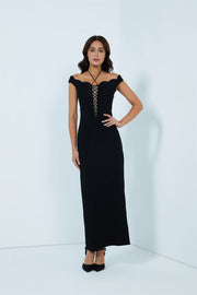 Lower Shoulder Dress - Femi9 EG