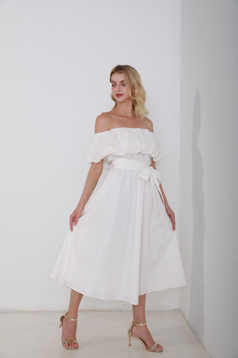 Bow-Tie Belt Dress - Femi9 EG