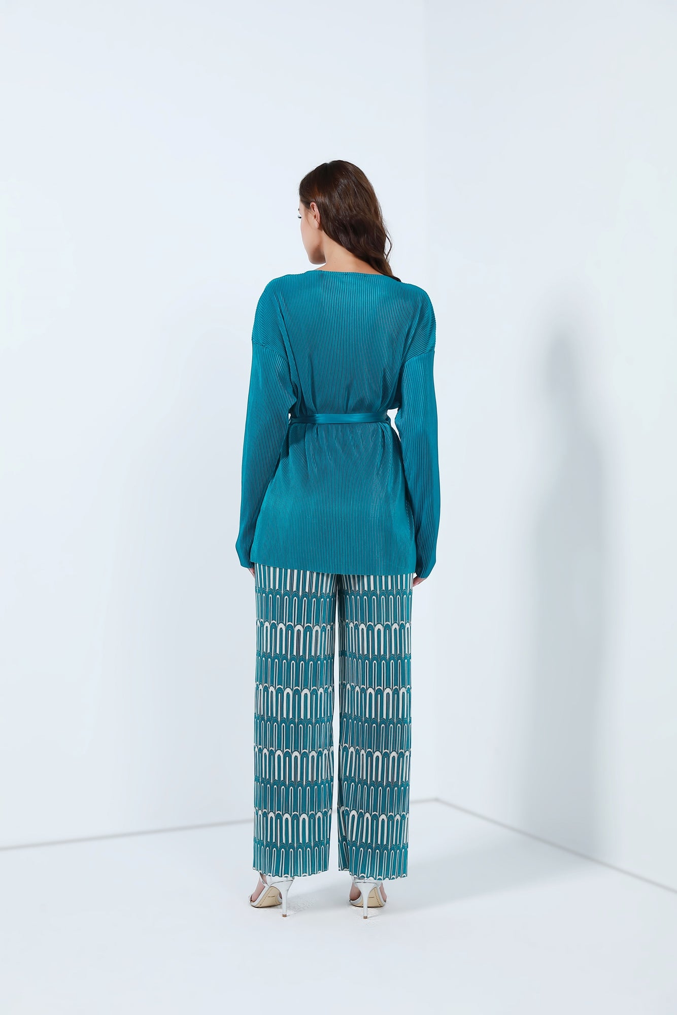 Pleatd Fabric Wrapped Top - Femi9 EG