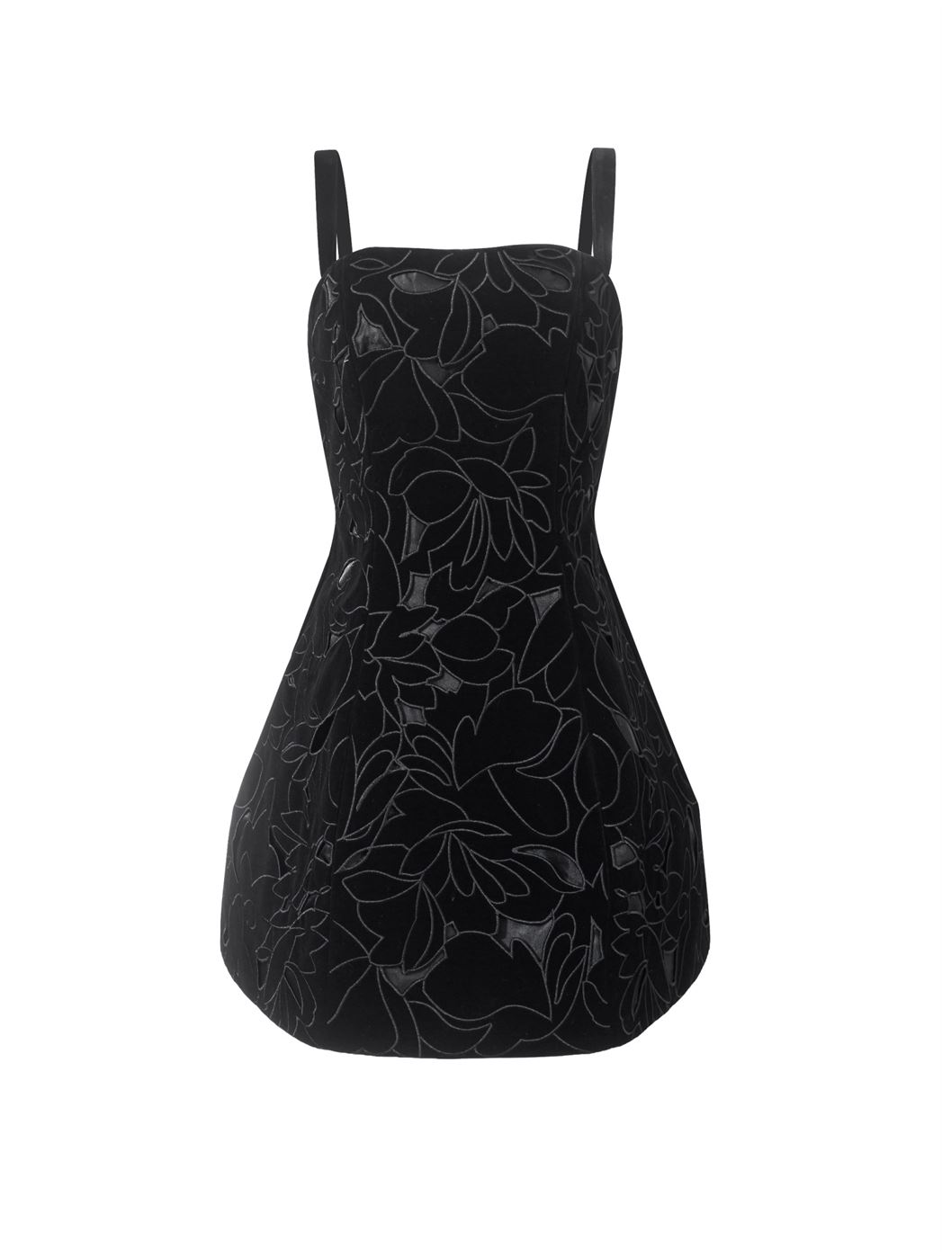 Floral Velvet Dress - Femi9 EG