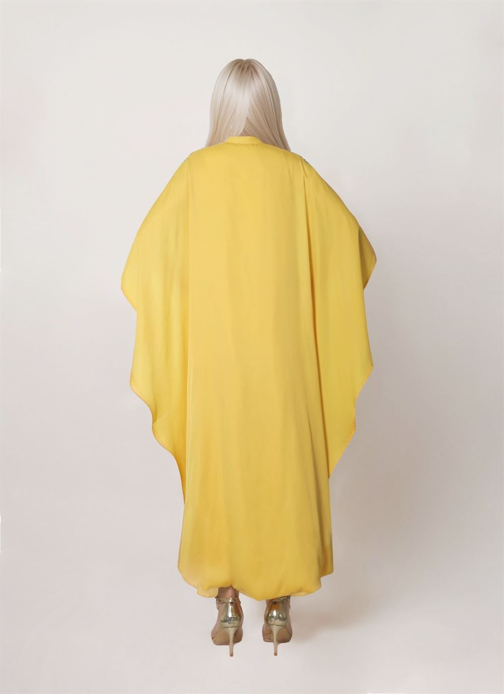Embellished Shoulders Kaftan - Femi9 EG