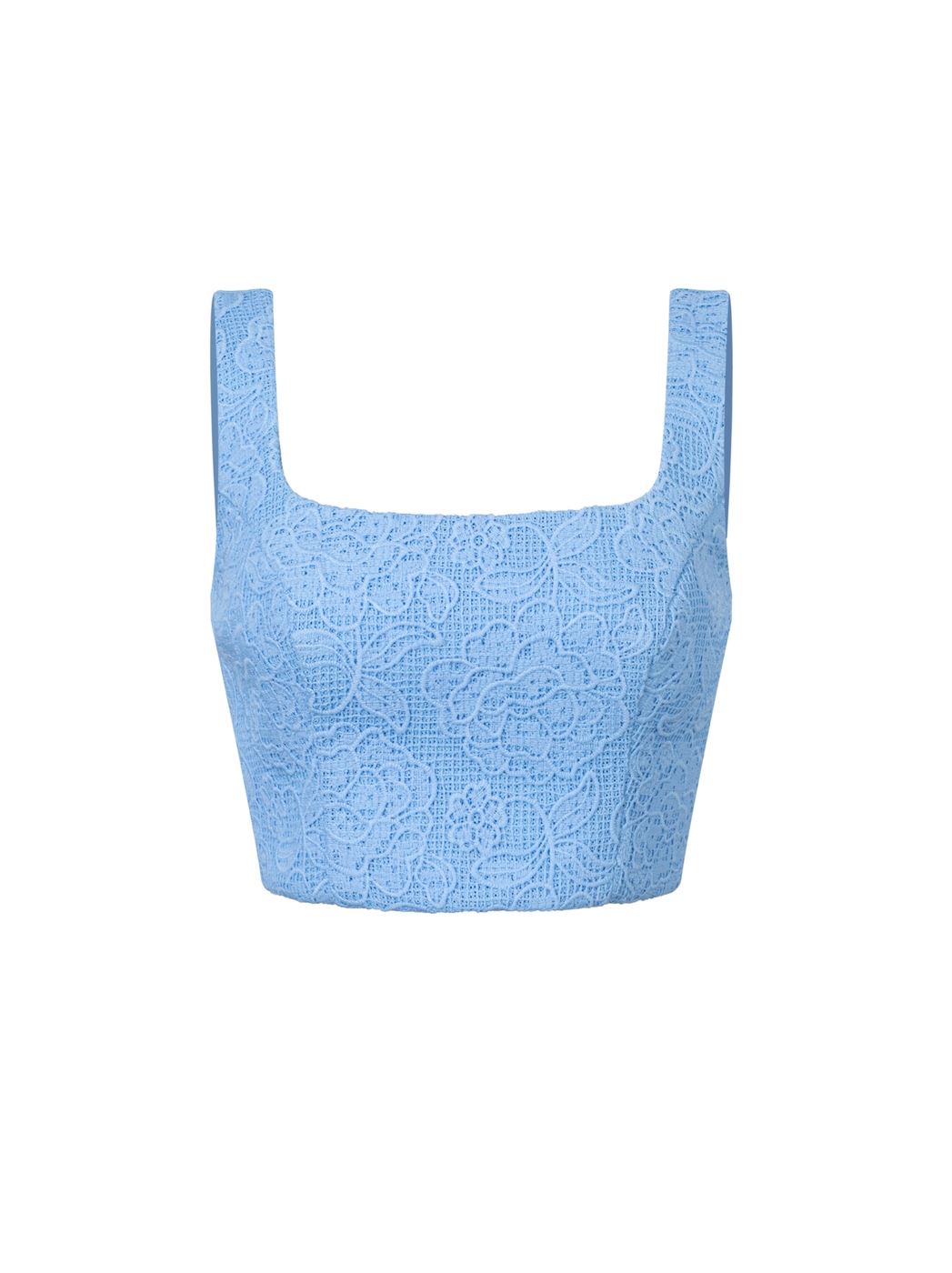 Sleeveless Lace Top - Femi9 EG