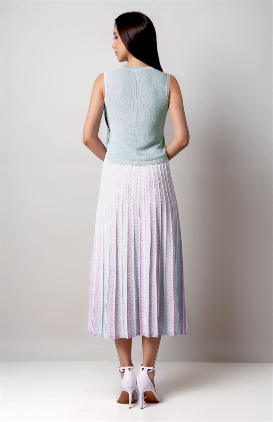 Rounded Hem Knitted Top - Femi9 EG