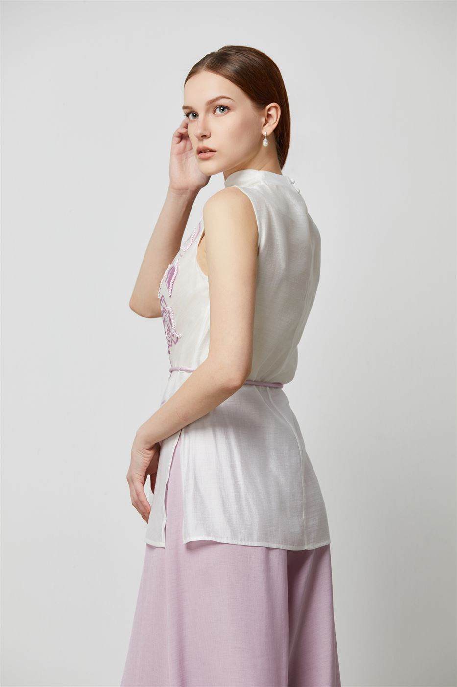 Printed Crepe Top - Femi9 EG