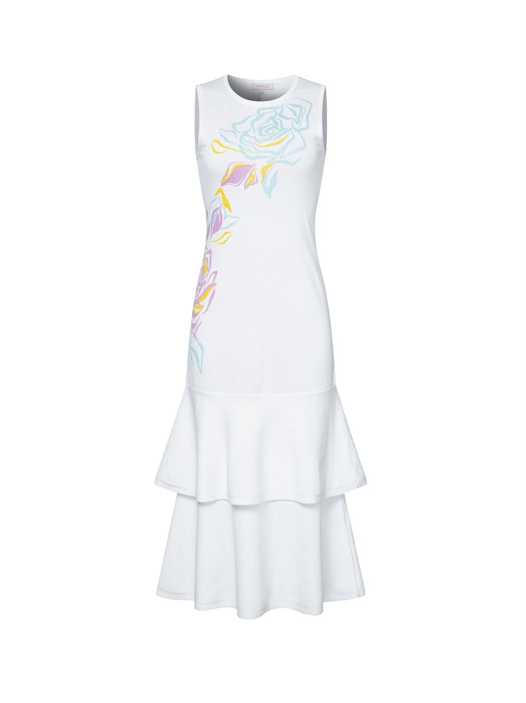 Ruffled Tiered Hem Dress - Femi9 EG