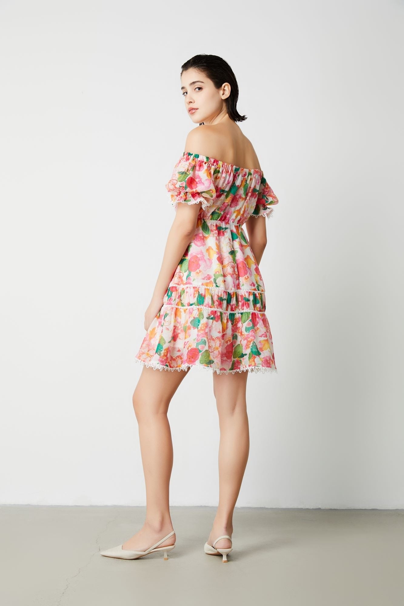 Printed Mini Dress - Femi9 EG