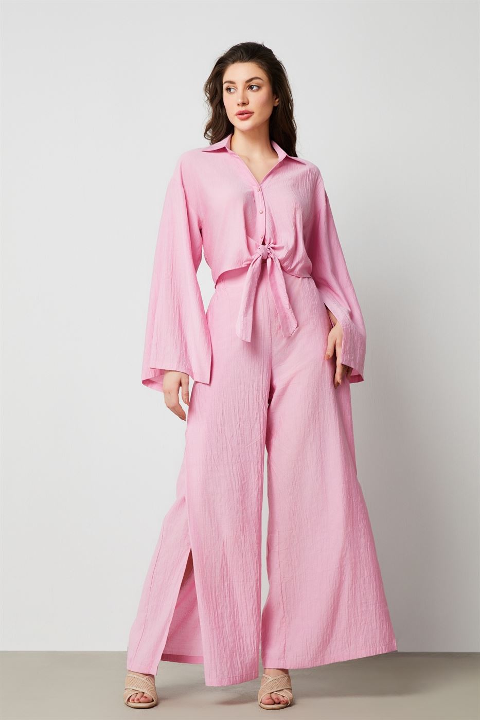 Front Knot Blouse - Femi9 EG