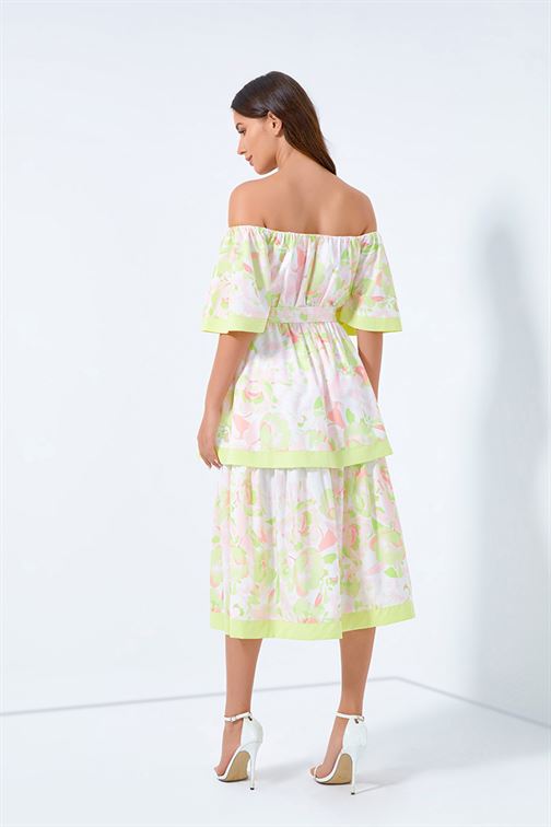 Midi Printed Dress - Femi9 EG