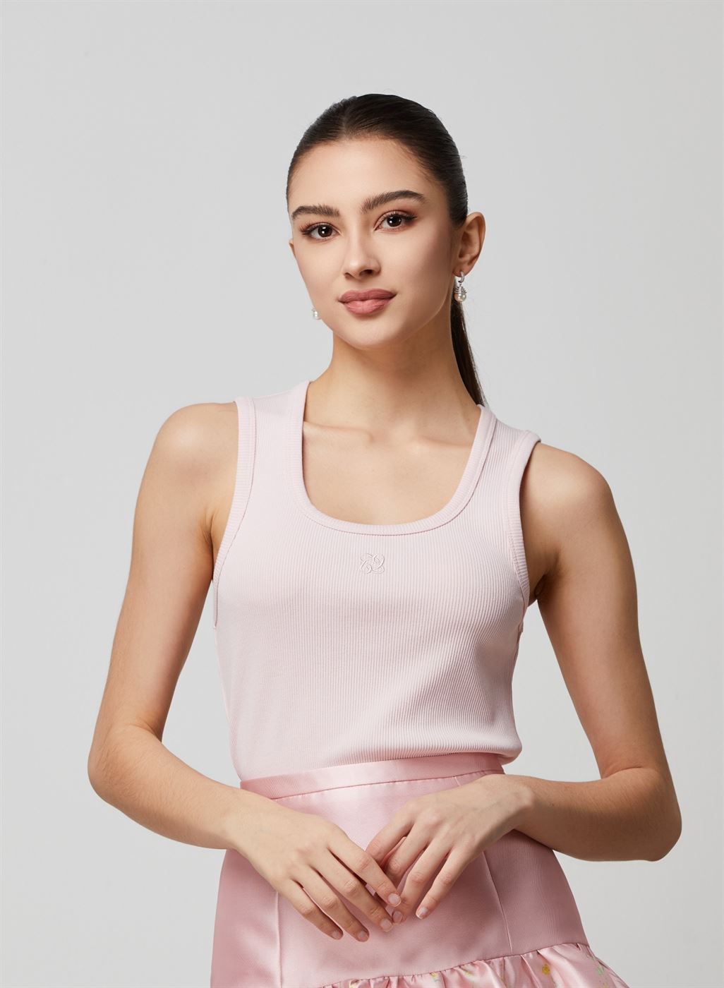Top With Embroidery Logo - Femi9 EG