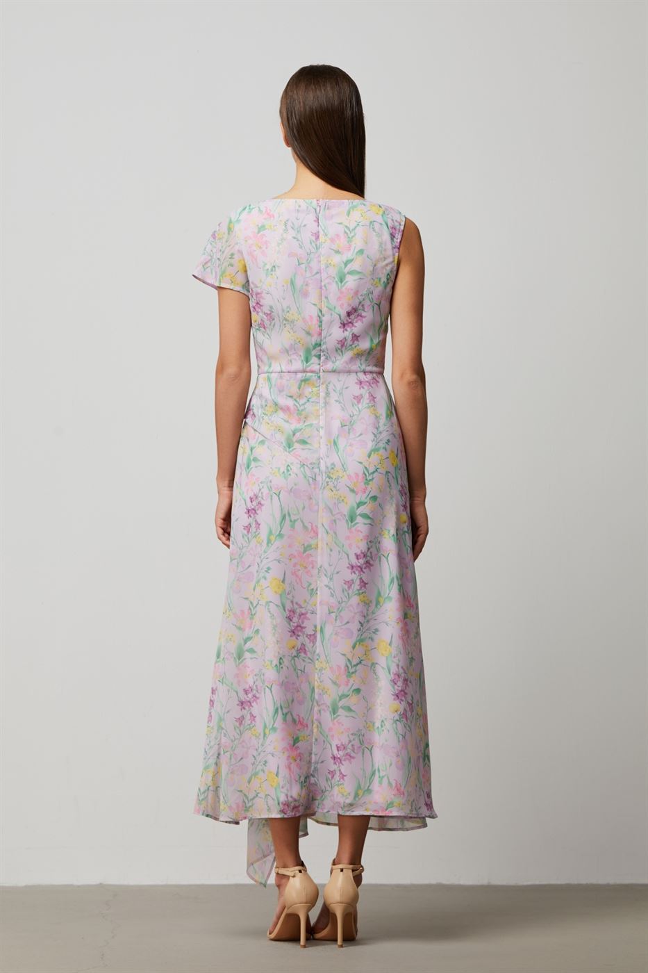 Floral Chiffon Dress - Femi9 EG