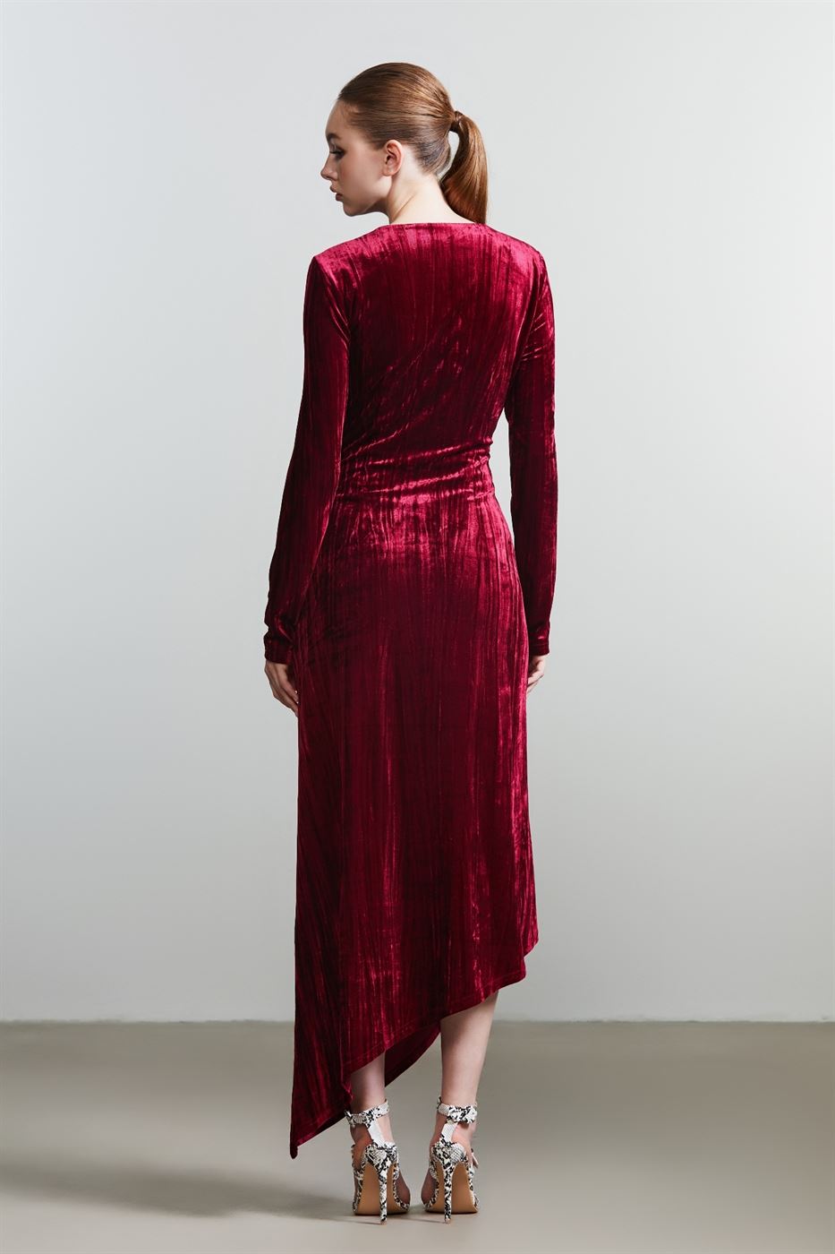 Rushed Velvet Dress - Femi9 EG