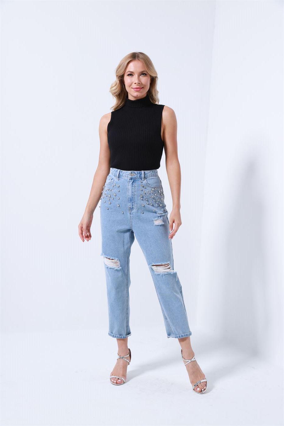 Sleeveless Rib Knitted Top - Femi9 EG