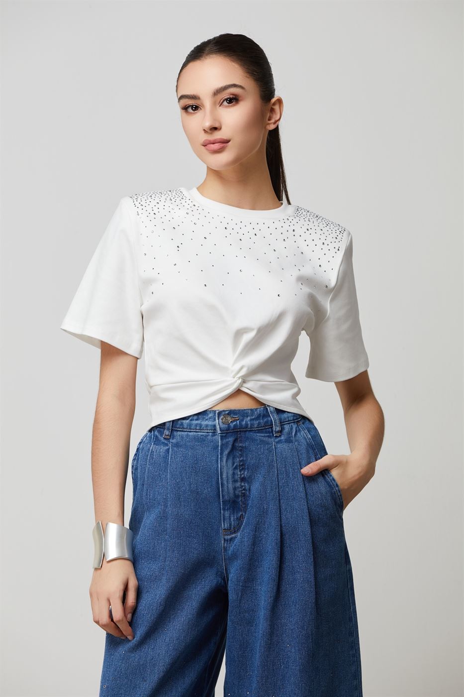 Embellished T-Shirt - Femi9 EG