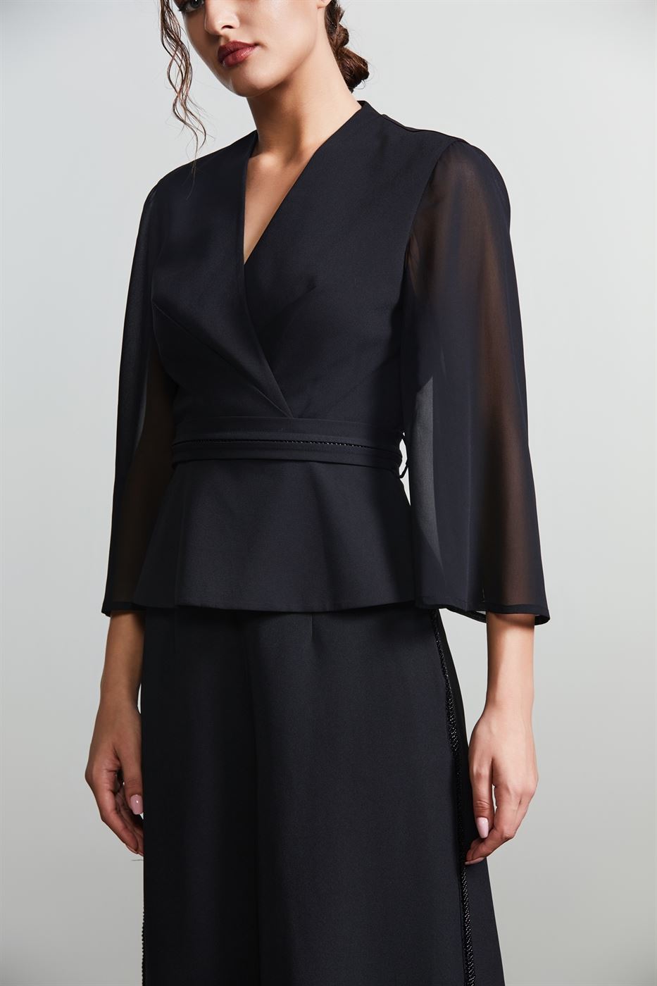 Wrap Effect Blouse - Femi9 EG