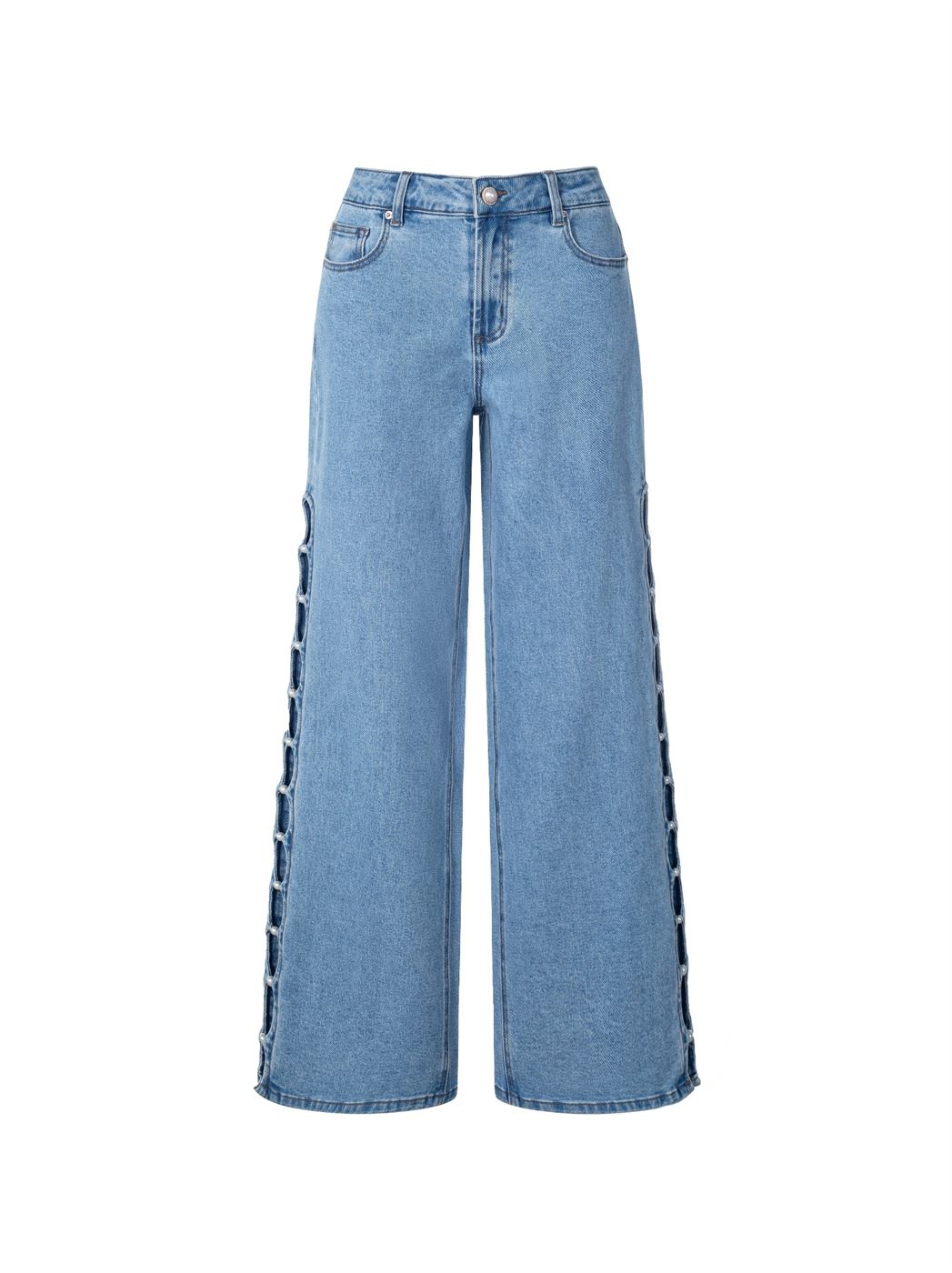 High Waist Straight Leg Pants - Femi9 EG