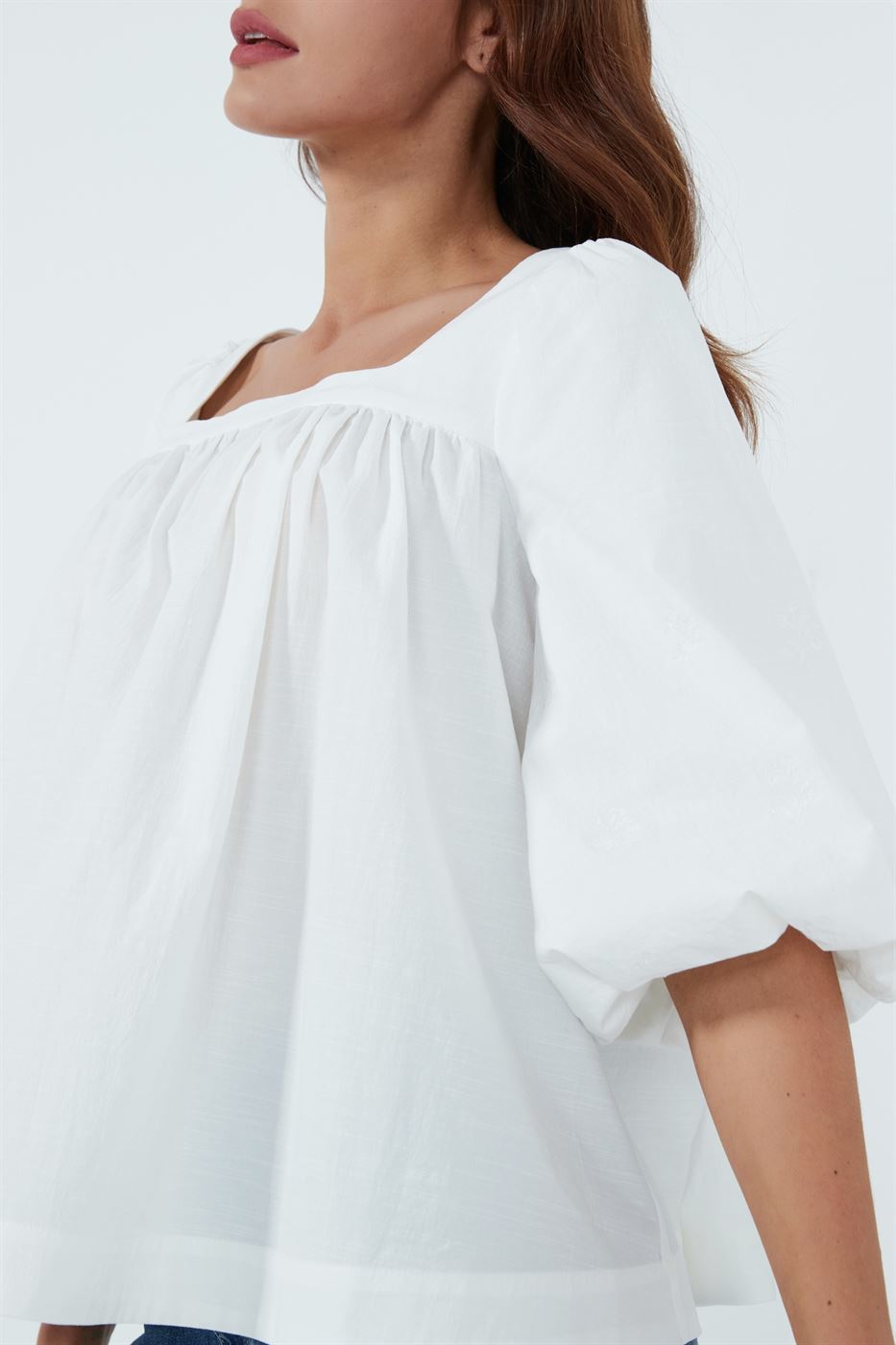 Puffy Sleeves Blouse - Femi9 EG