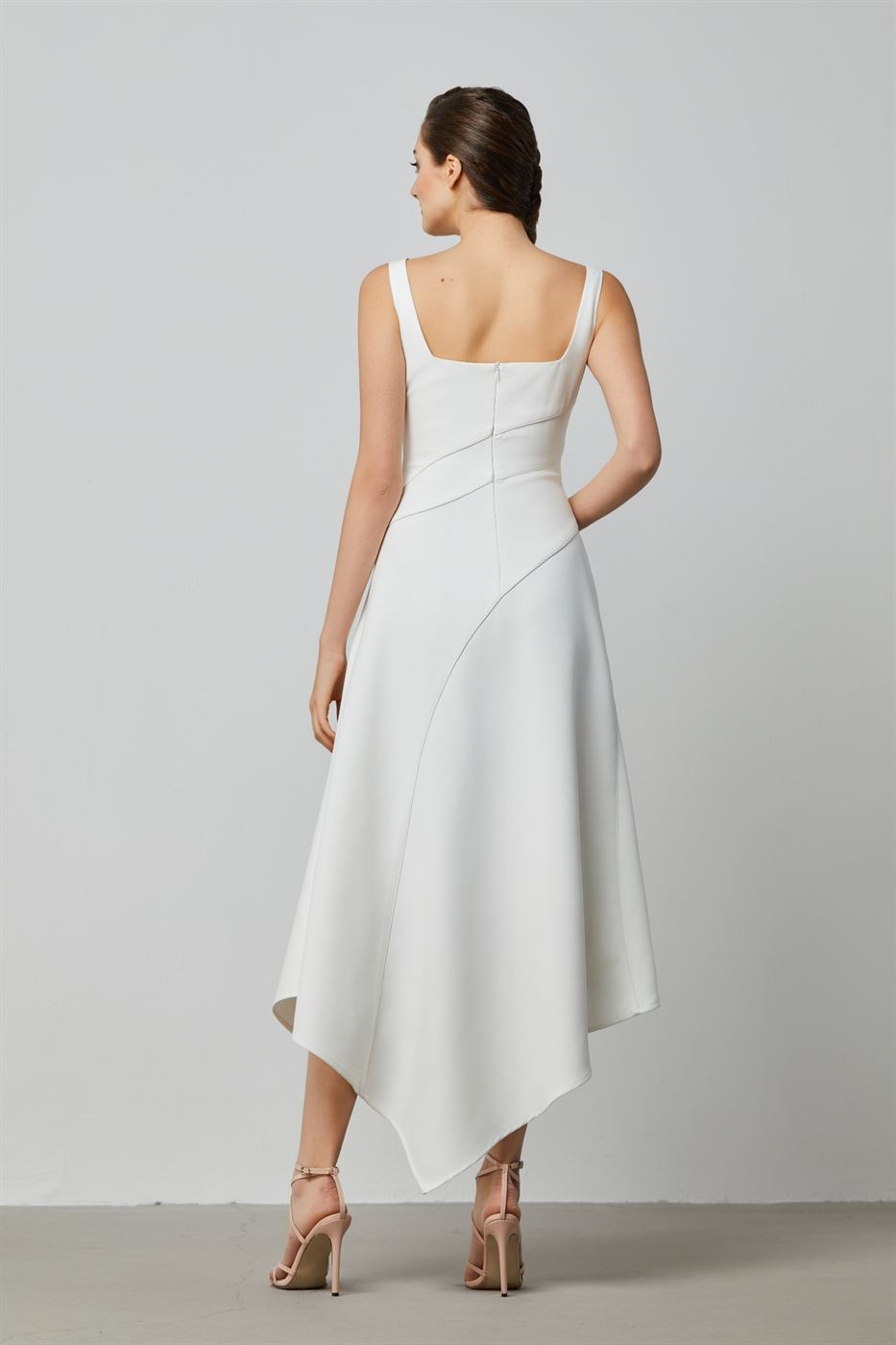 Slanted Cut Dress - Femi9 EG