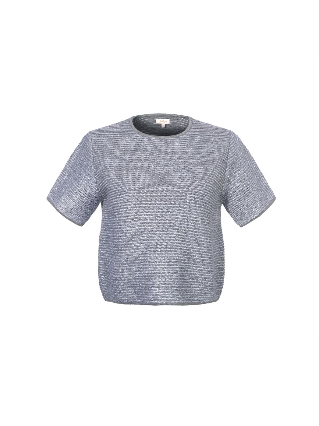 Silver Knit Top - Femi9 EG