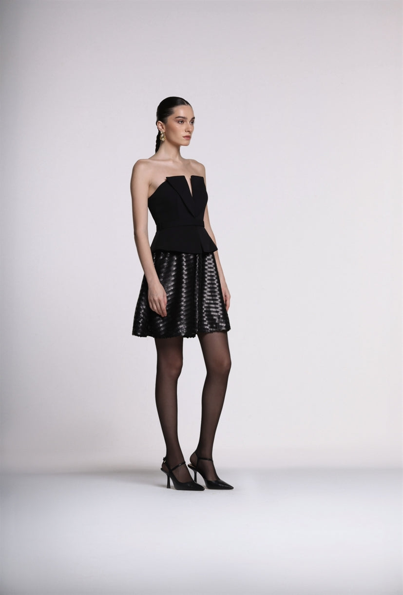 Off Shoulder Sequin Dress - Femi9 EG