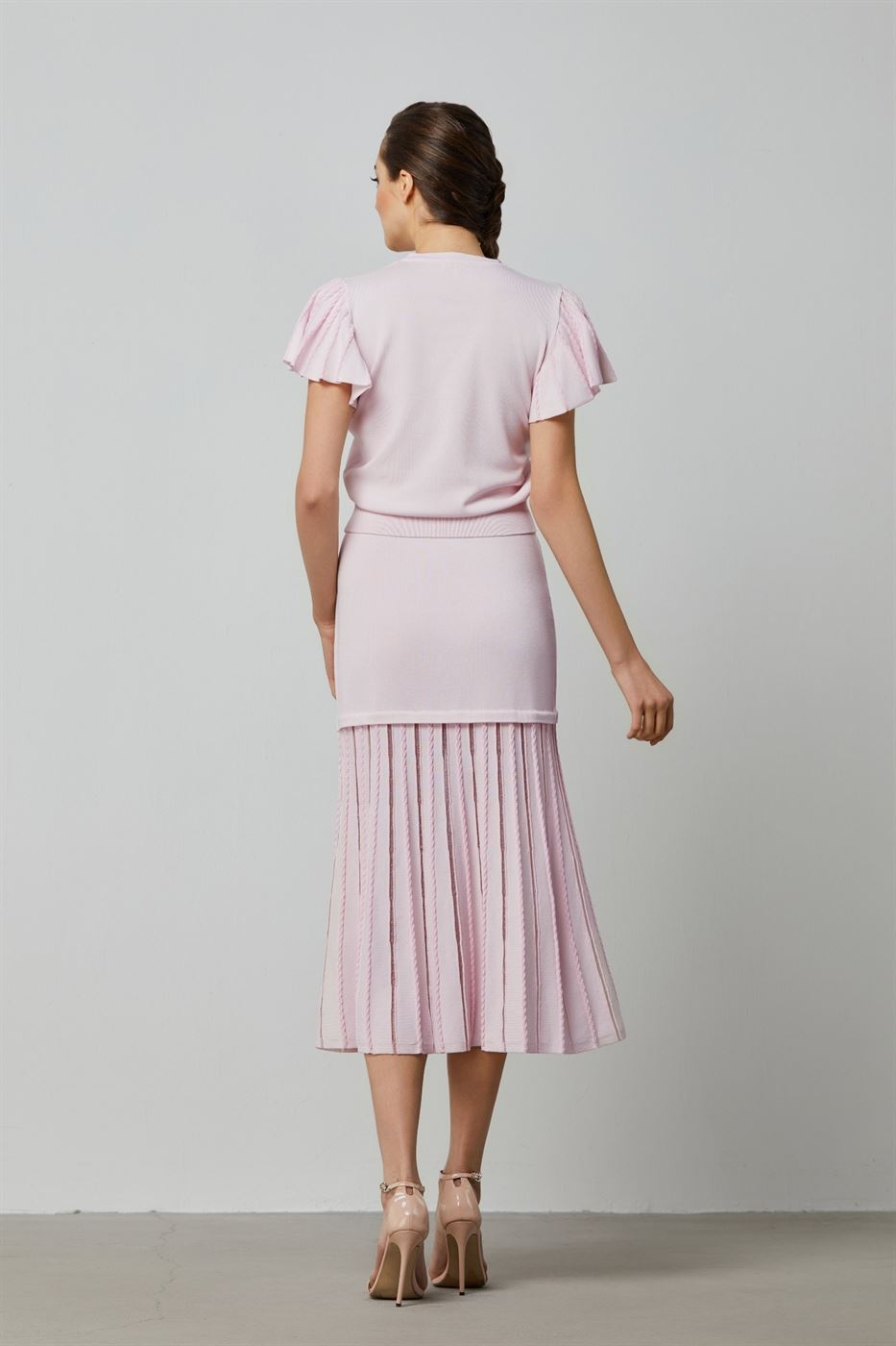 Sleeve Detail  Knitted Top - Femi9 EG