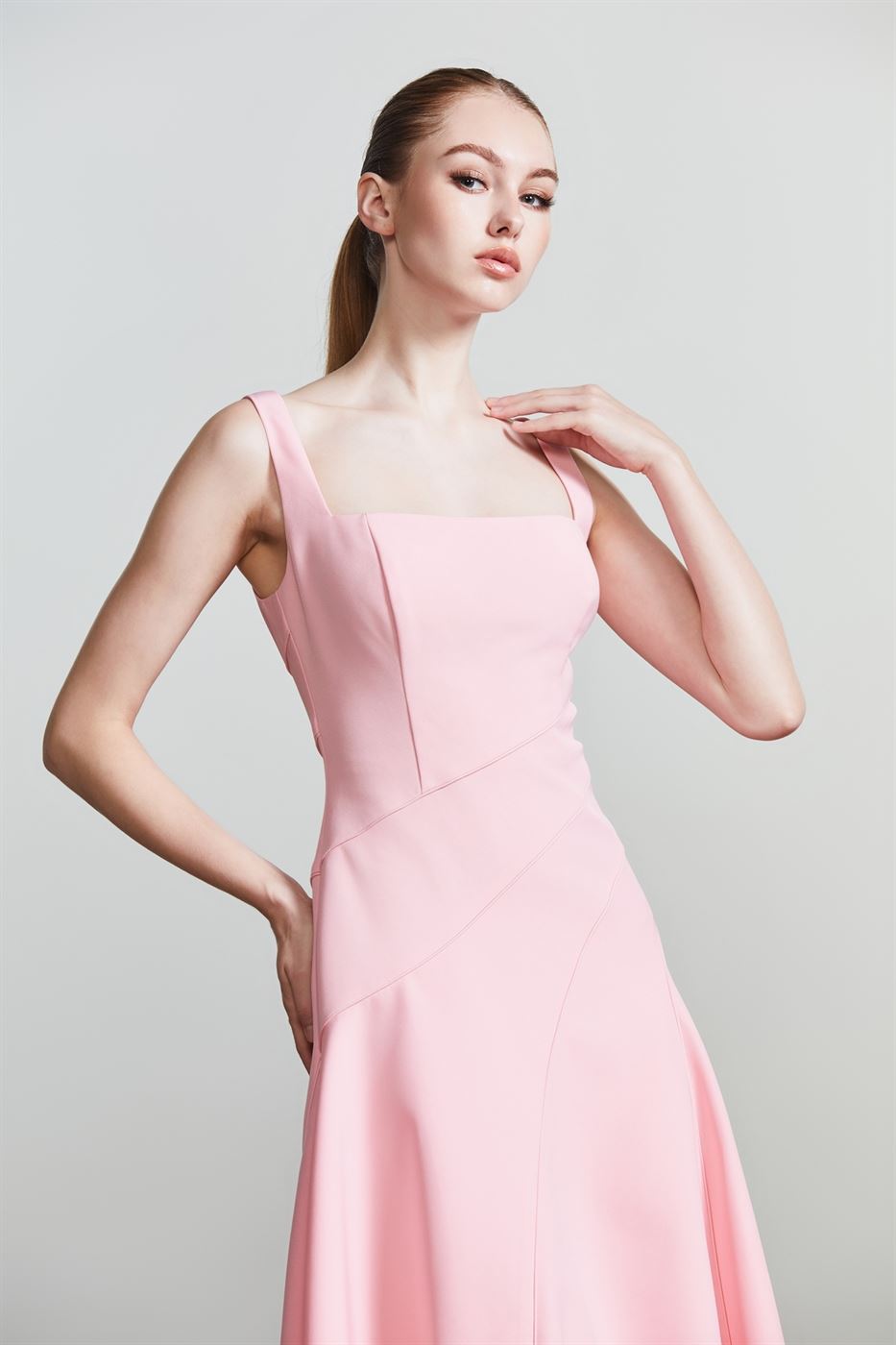 Asymmetrical Hem Dress - Femi9 EG
