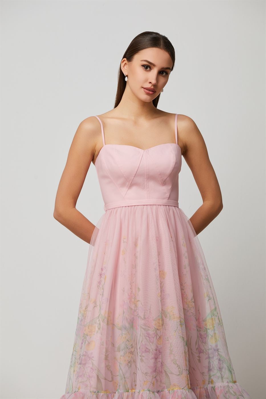 Printed Corset Dress - Femi9 EG