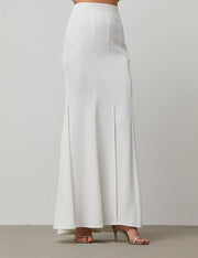 Wavy Hem Maxi Skirt - Femi9 EG