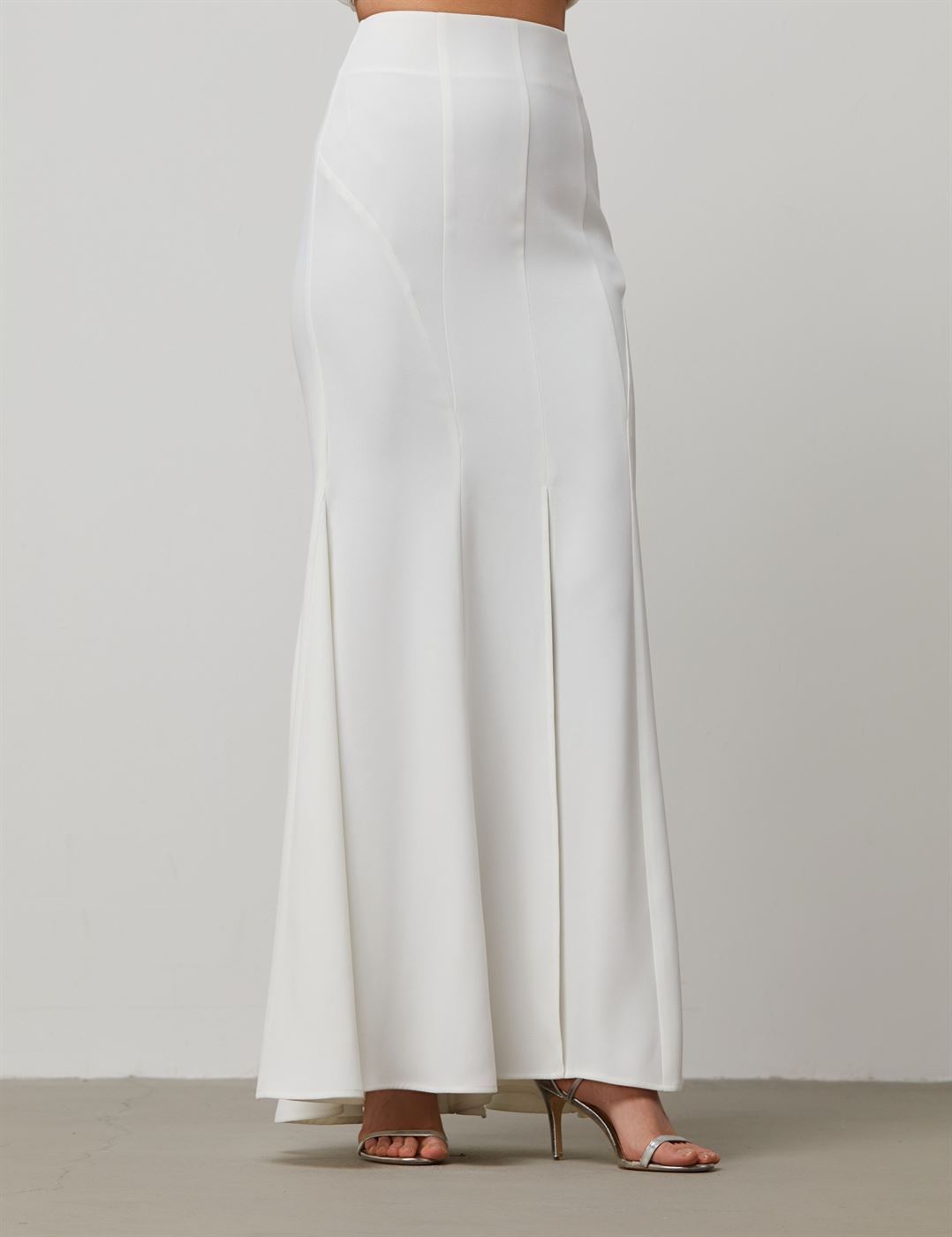 Wavy Hem Maxi Skirt - Femi9 EG