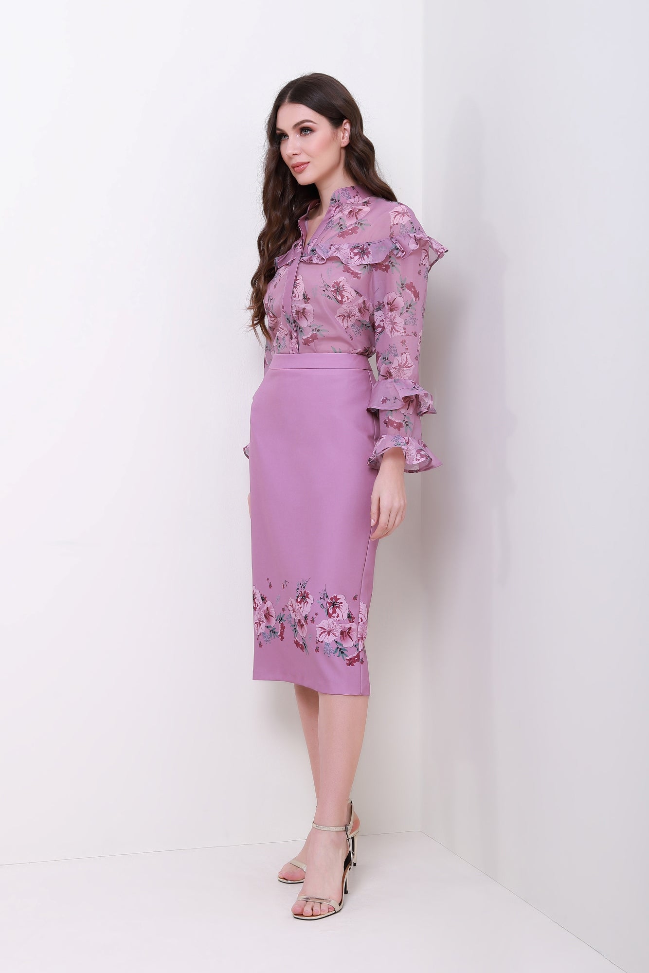 Floral Hem Skirt - Femi9 EG