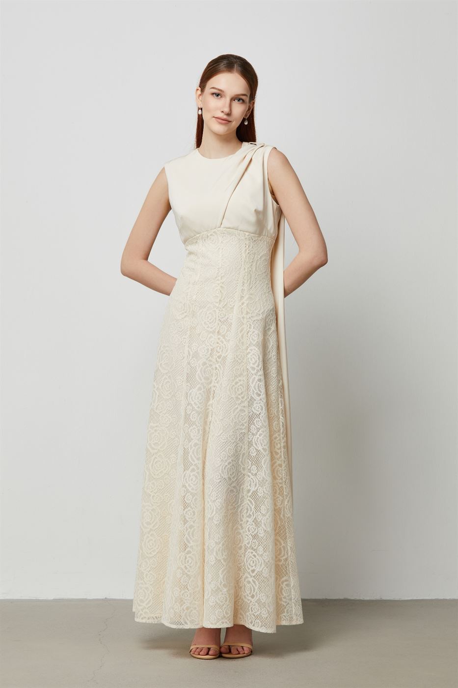 Crepe Maxi Dress - Femi9 EG