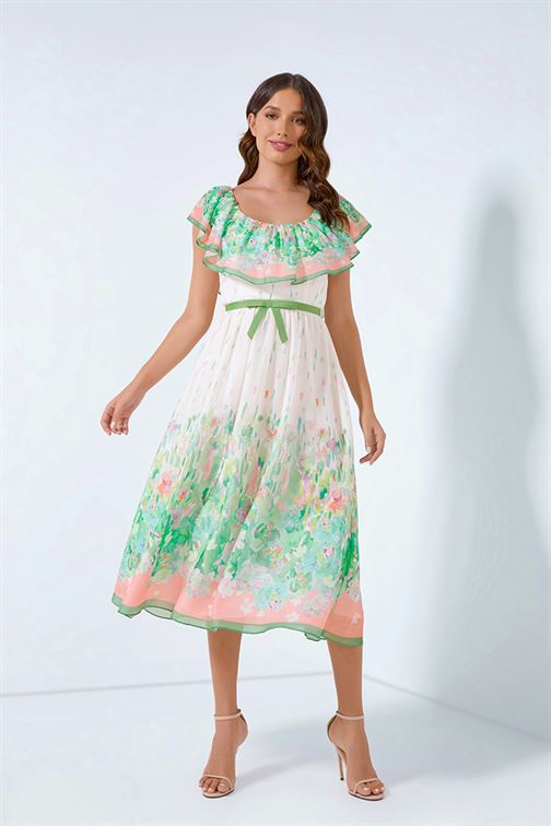 All Over Printed Dress - Femi9 EG