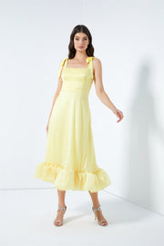 Ruffle Bottom Hem Dress - Femi9 EG