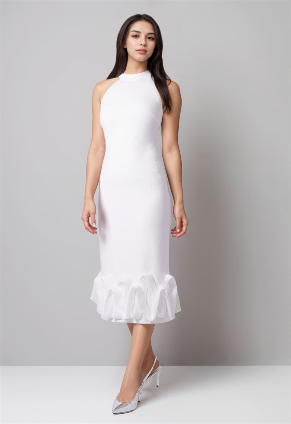 Halter Neck Dress - Femi9 EG