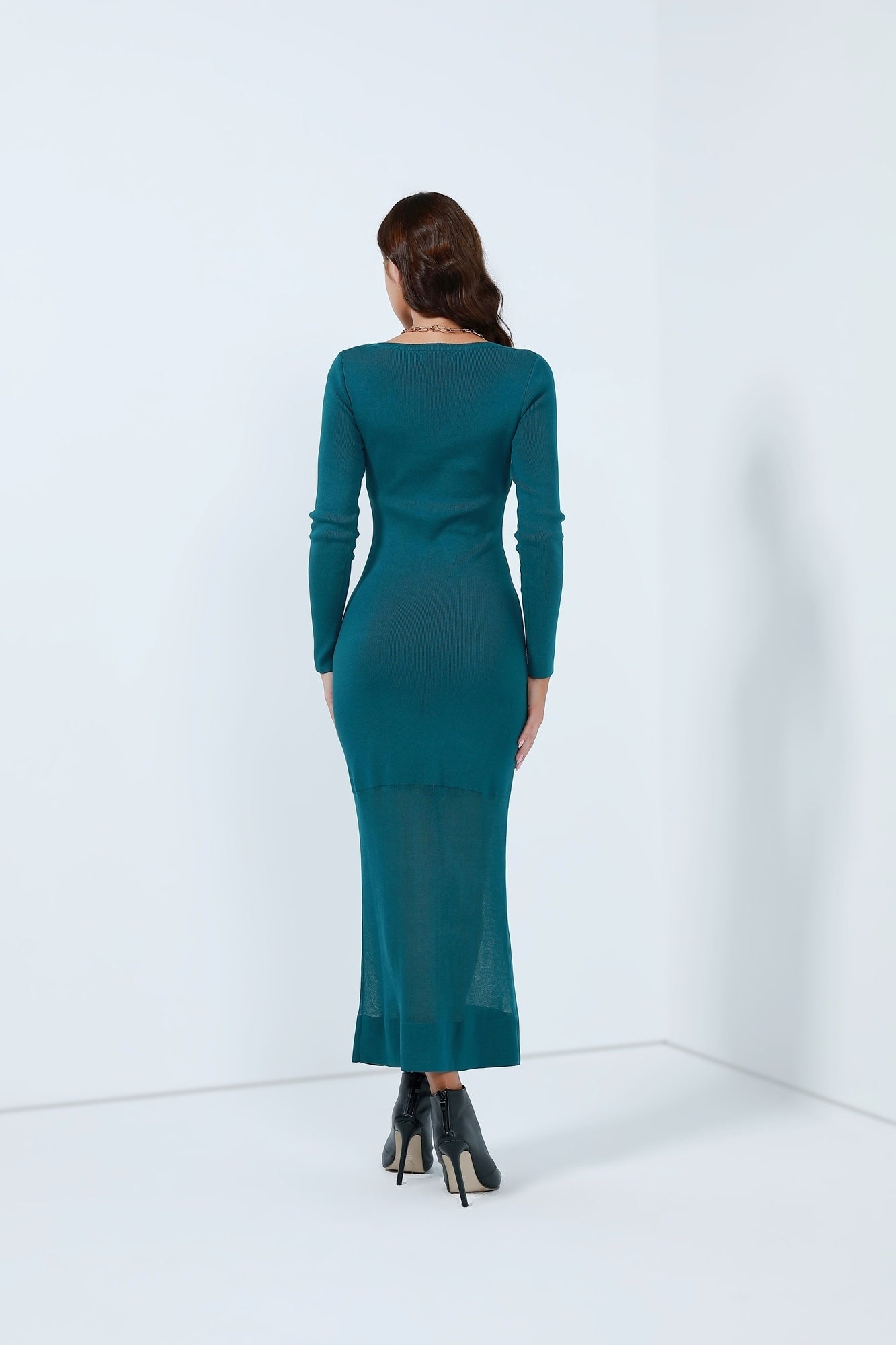 Sheel Detail Midi Dress - Femi9 EG