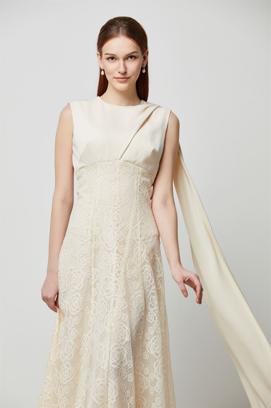 Crepe Maxi Dress - Femi9 EG